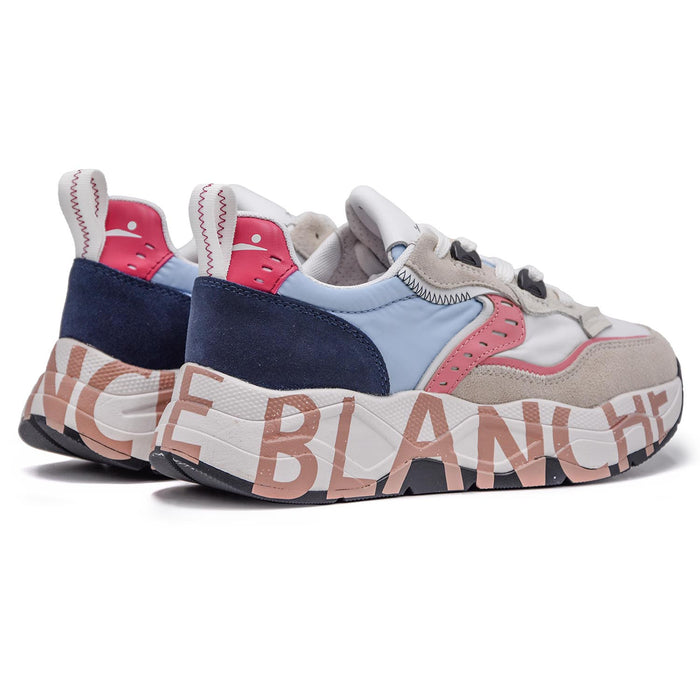 Voile Blanche Club 105 Women's Sneakers White Blue Light Sole
