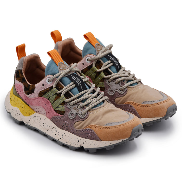 Sneakers Flower Mountain Yamano 3 Donna Suede Multicolor Nature
