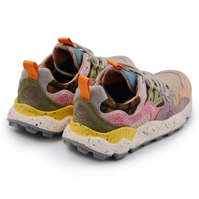Sneakers Flower Mountain Yamano 3 Donna Suede Multicolor Nature