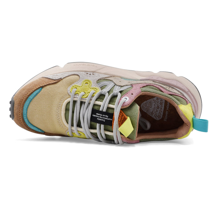 Women's Flower Mountain Yamano 3 Suede Canvas Multicolor Sneakers