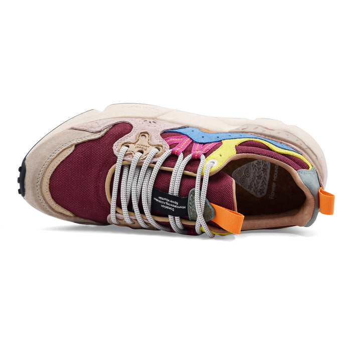 Women's Flower Mountain Yamano 3 Light Taupe Brown Azure Sneakers