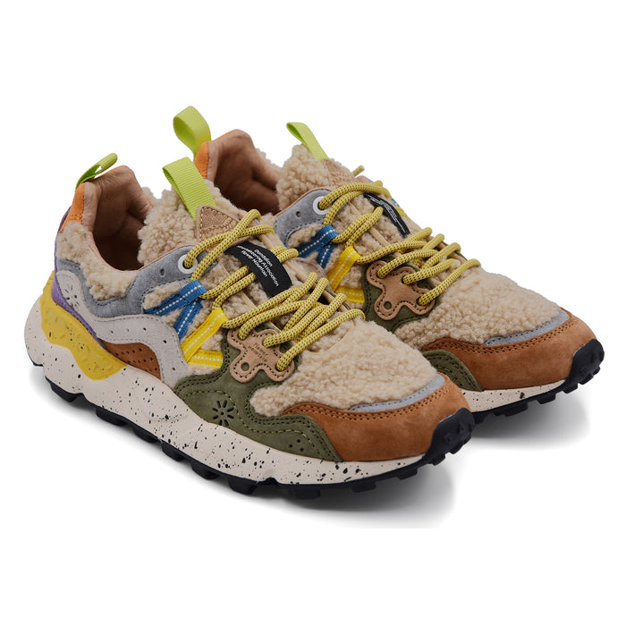 Sneakers Donna Flower Mountain Yamano 3 Multicolor Con Lana
