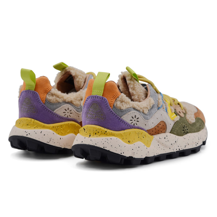 Sneakers Donna Flower Mountain Yamano 3 Multicolor Con Lana