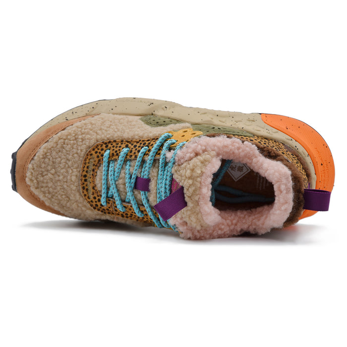 Sneakers Flower Mountain Donna Kotetsu Suede Teddy Taupe Grey