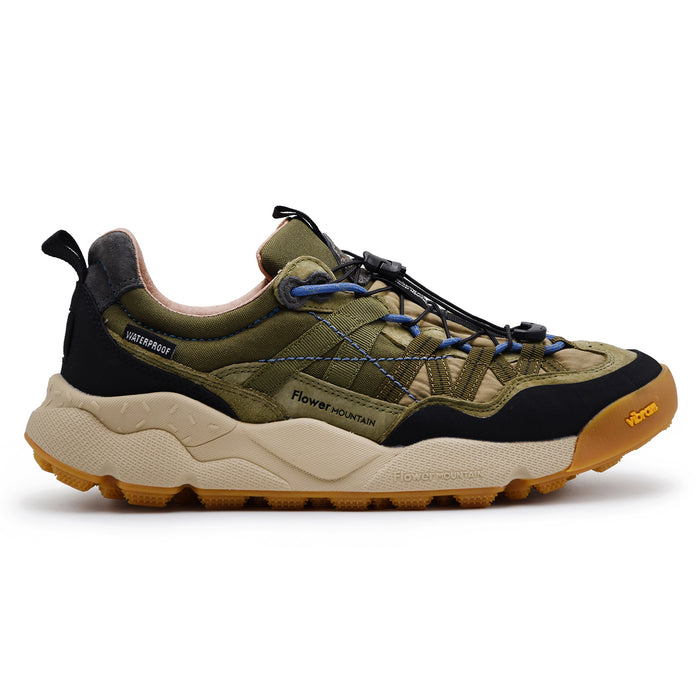 Sneakers Flower Mountain Uomo Verde Beige IWANO 2 Waterproof