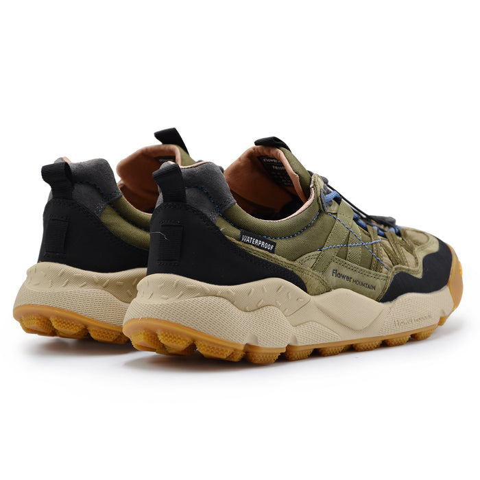 Sneakers Flower Mountain Uomo Verde Beige IWANO 2 Waterproof