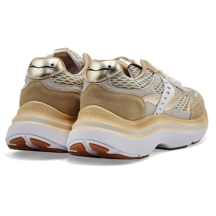 Voile Blanche Sneakers Donna Club122 Suede Mesh Ecru Off White