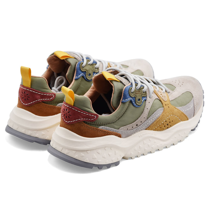 Men's Flower Mountain Wave Uni Dark Taupe Khaki Beige Sneakers