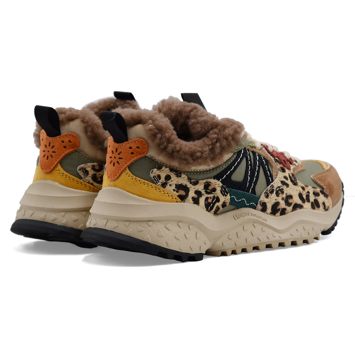 Sneakers Donna Flower Mountain Solin Marrone Verde Militare Nero
