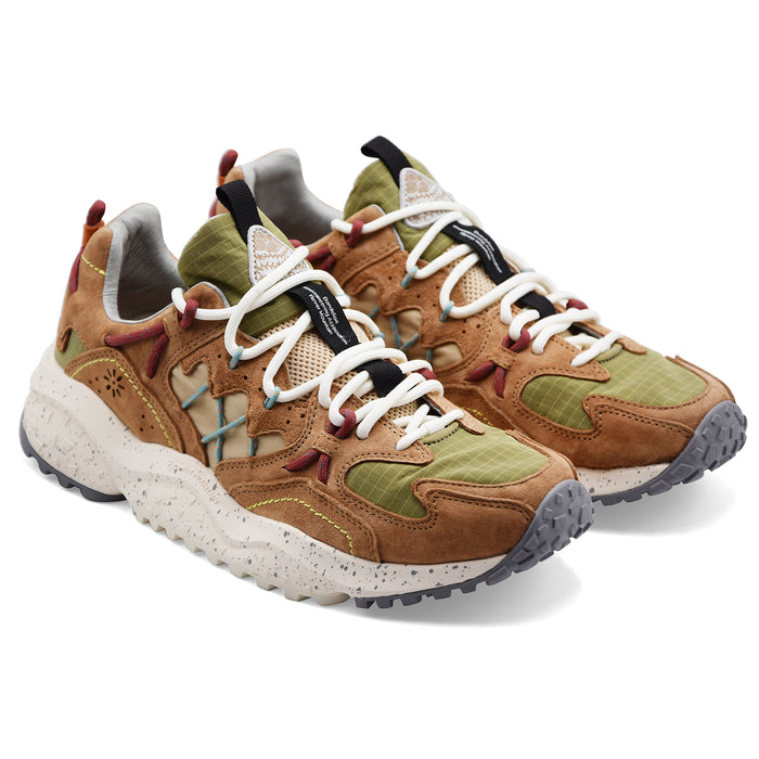 Flower Mountain Men's Yamabushi Suede Nylon Biscuit Sneakers
