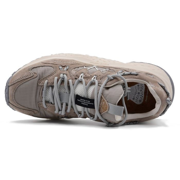 Sneakers Uomo Flower Mountain Yamabushi Suede Nylon Light Grey