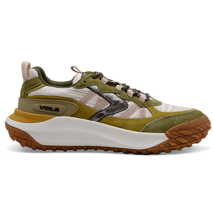 Sneakers Voile Blanche Club Act 2 Donna Verde Oliva Multicolor