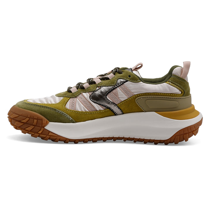 Sneakers Voile Blanche Club Act 2 Donna Verde Oliva Multicolor