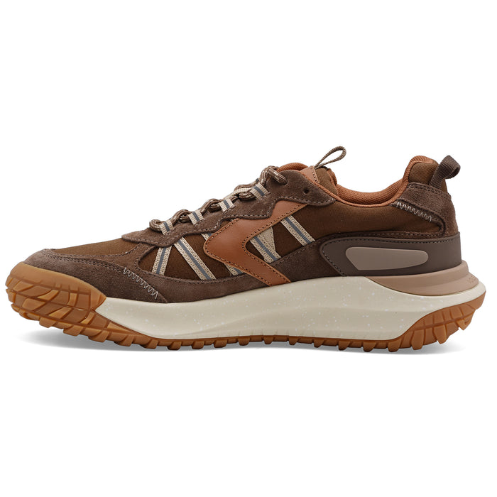Sneakers Voile Blanche Club Act 2 Uomo In Marrone Cioccolato