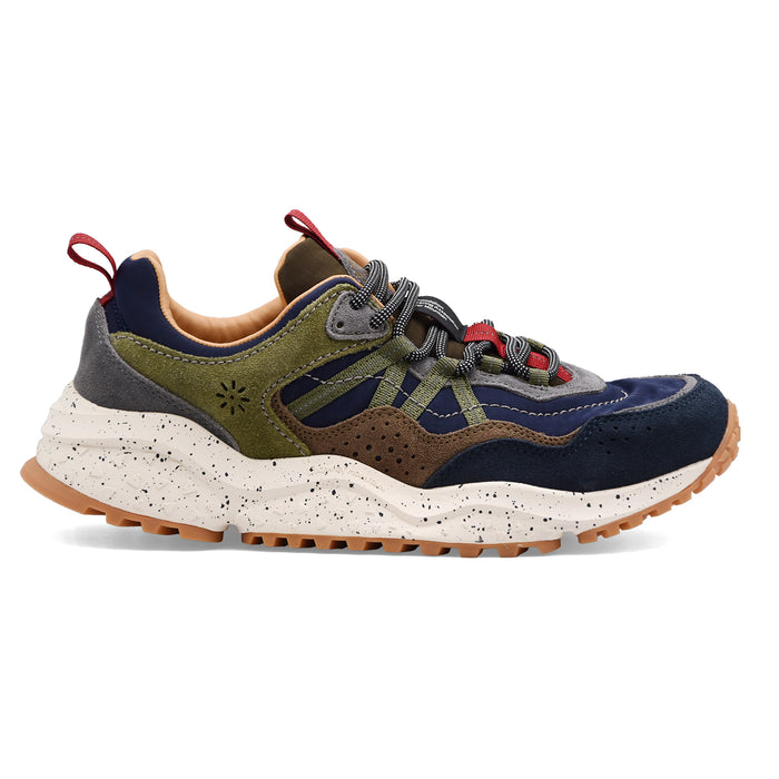 Flower Mountain Sneakers Uomo Camoscio E Tessuto Blu SANCHIA UNI