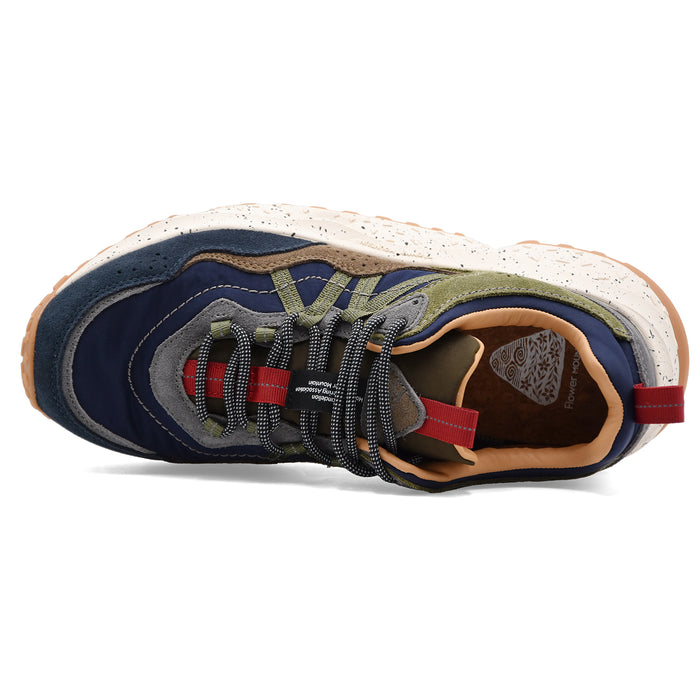 Flower Mountain Sneakers Uomo Camoscio E Tessuto Blu SANCHIA UNI