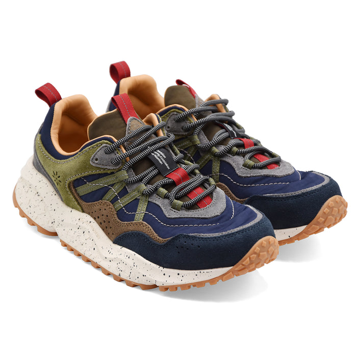 Flower Mountain Sneakers Uomo Camoscio E Tessuto Blu SANCHIA UNI