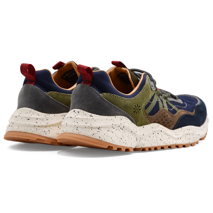 Flower Mountain Sneakers Uomo Camoscio E Tessuto Blu SANCHIA UNI