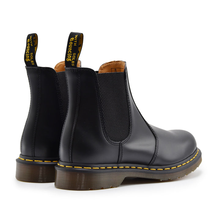 Beatles Dr. Martens Uomo 2976 YS Nero Iconiche Cuciture Gialle