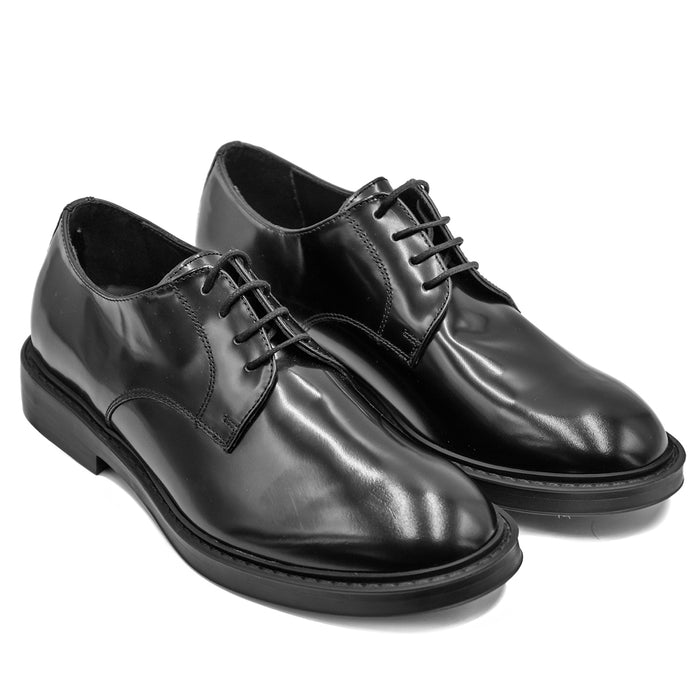 Stringate Nero Uomo Derby Dalla Linea Inconfondibile Riccardo