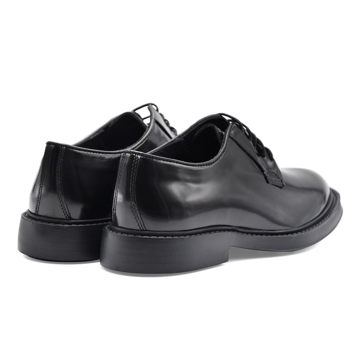 Riccardo P. 23089 Women's Black Leather Lace-Up Shoes Elegant and Stylish