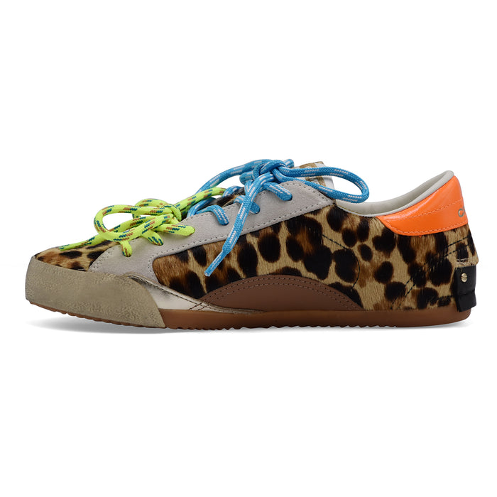 Sneakers Crime London Donna In Camoscio Leopardato SNEAKERINA