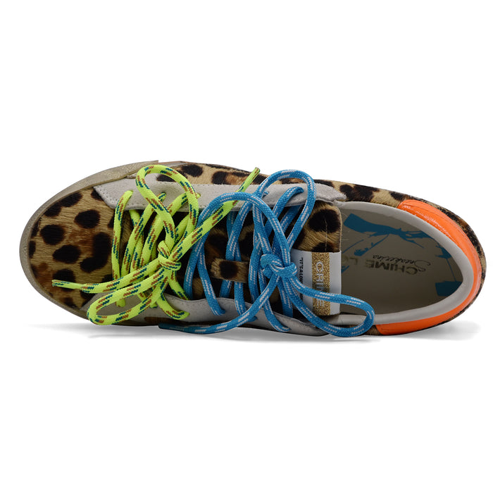 Sneakers Crime London Donna In Camoscio Leopardato SNEAKERINA