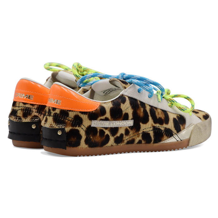 Sneakers Crime London Donna In Camoscio Leopardato SNEAKERINA