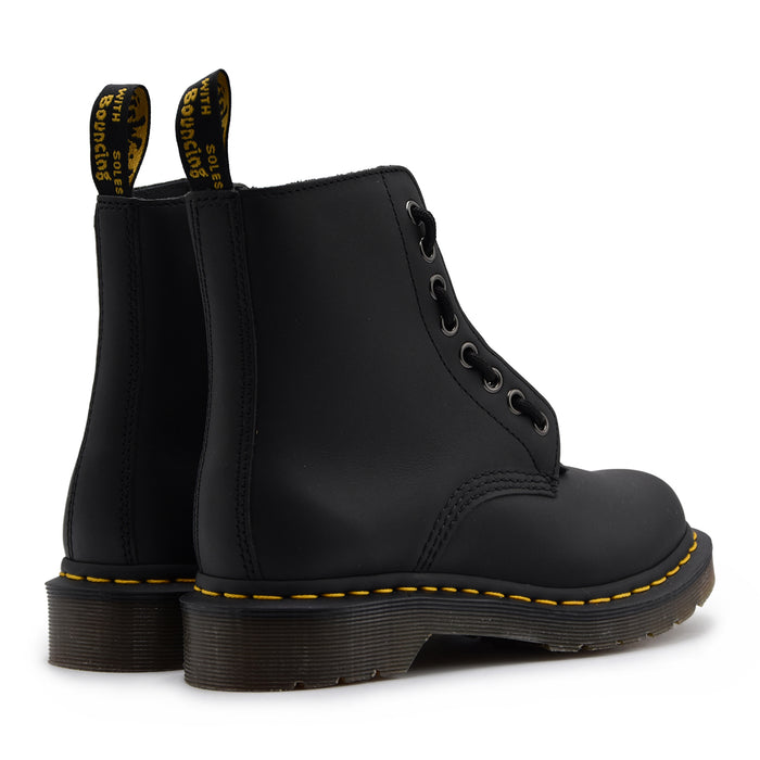 Dr. Martens Anfibio Nero Donna 1460 PASCAL FRNT ZIP Doppia Zip