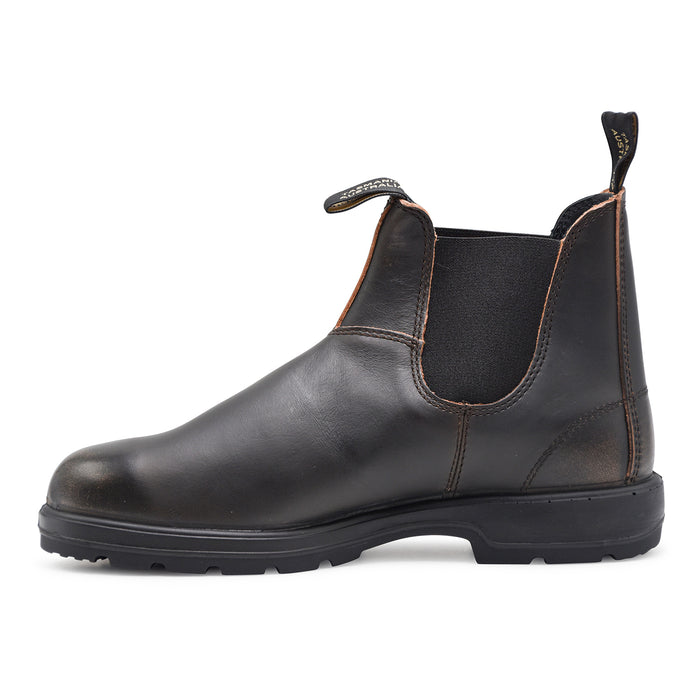 Beatles Blundstone Uomo 2440 Vera Pelle Marrone Effetto Vintage