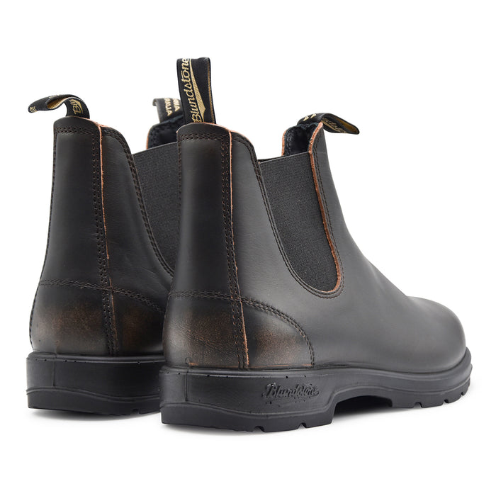 Beatles Blundstone Uomo 2440 Vera Pelle Marrone Effetto Vintage