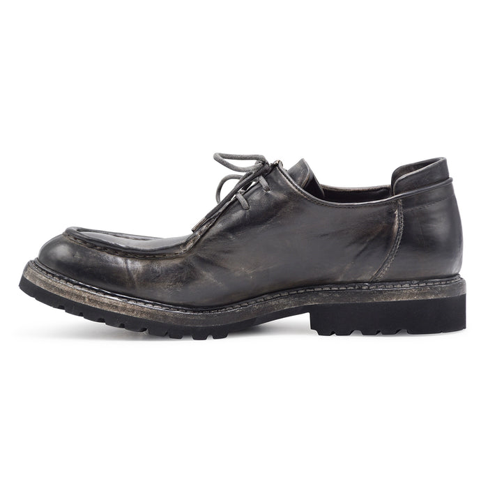 Allacciate Shoto Uomo 2445 Pelle Piombo Modello Stile Norvegese