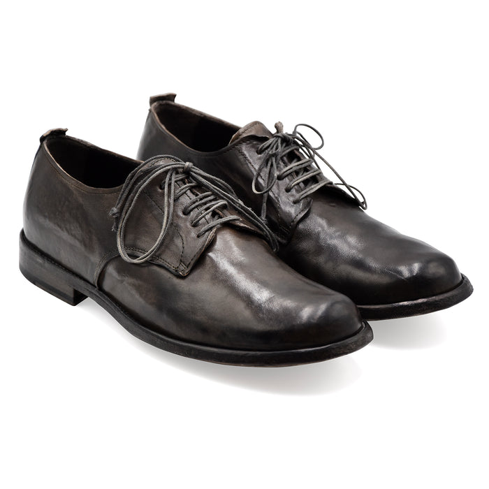 Allacciate Shoto Uomo 2490 In Vera Pelle Piombo Made In Italy