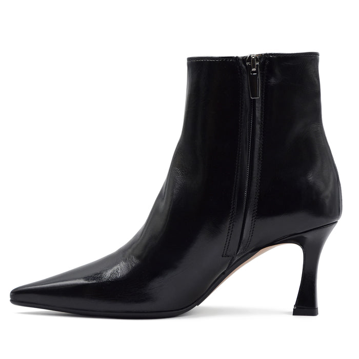 Matteo Pitti Stivaletti Donna 2519 Nero Con Tacco A Rocchetto