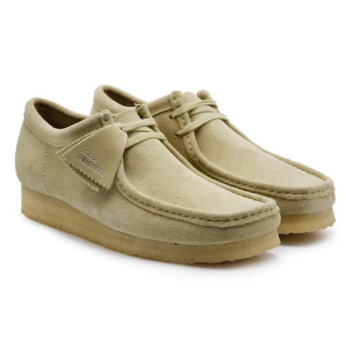 Clarks Originals Allacciata Uomo Beige Wallabee Modello Iconico