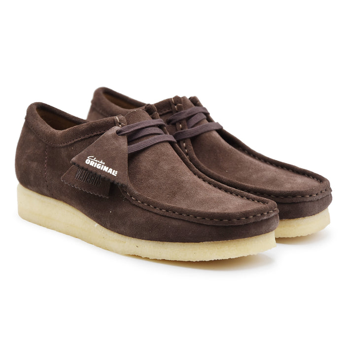 Allacciata Clarks Originals Uomo Wallabee Camoscio Testa Di Moro