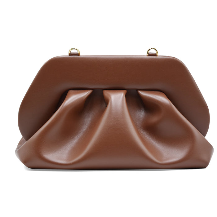 Borsa THEMOIRè Bios Medium Marrone Vegan Fabric Friar Brown
