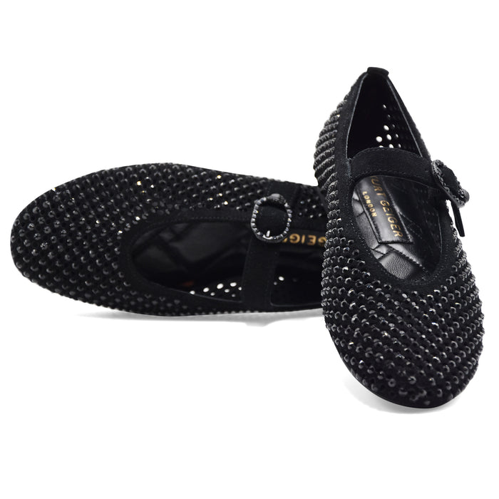 Ballerine Kurt Geiger London Donna Mayfair Ballet Flat Nero
