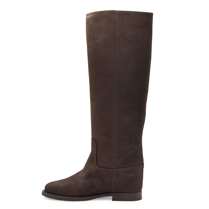 Stivali Via Roma 15 Donna DESIRE Camoscio Testa Di Moro E V Oro