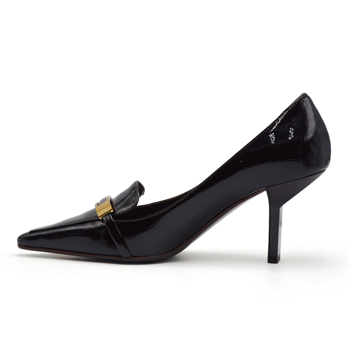 Décolleté Chantal 1962 Donna Pelle Verniciata Testa Di Moro