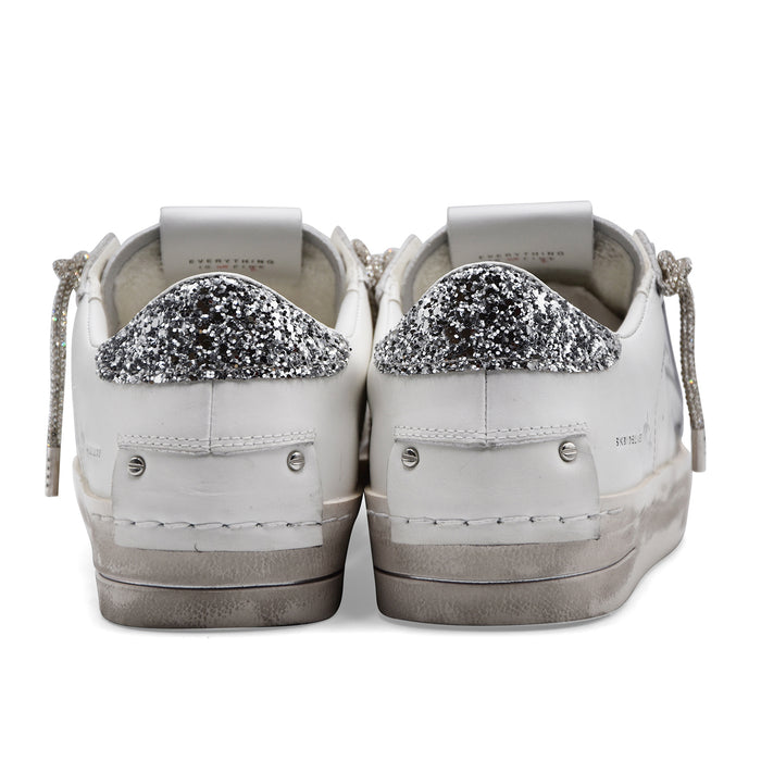 Sneakers Crime London Donna Sk8 Bianco Deluxe Always Shining
