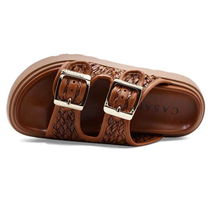 Sandali Donna Casadei Birky Suncity Marrone Havana Made In Italy