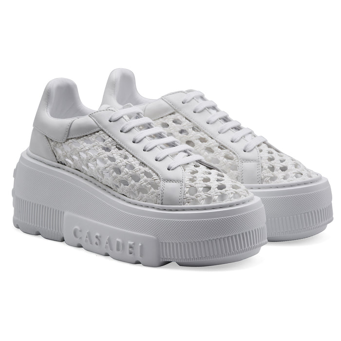 Sneakers Donna Casadei Nexus Versilia Bianco Design Distintivo