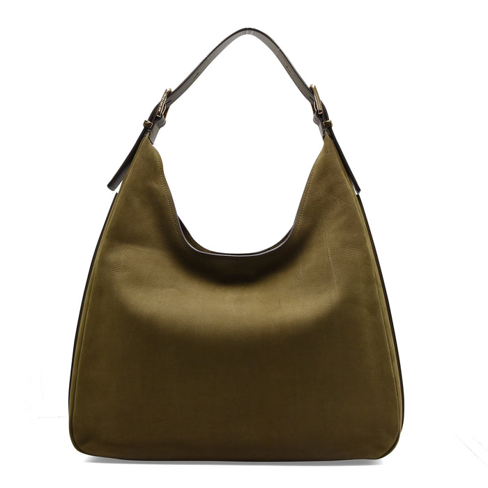 Borsa Michael Kors Nolita Grande Donna Verde Loden In Nubuck