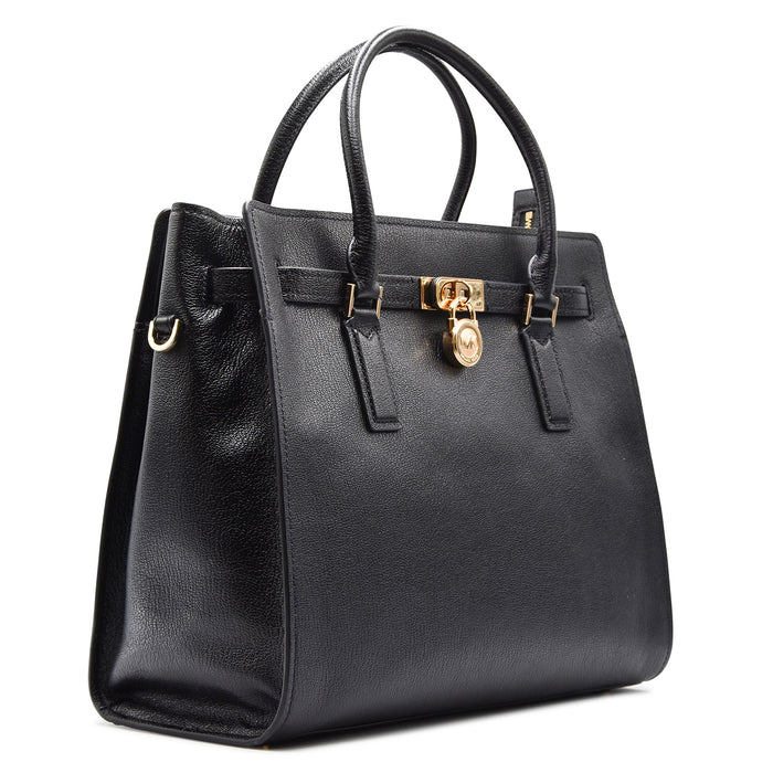 Borsa Donna Michael Kors Hamilton Moderne Nero Look Raffinato