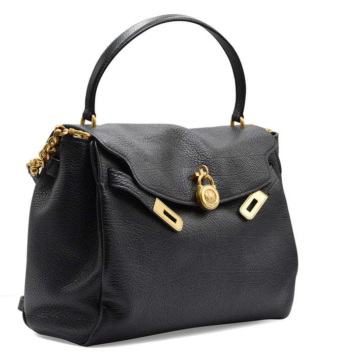 Borsa Michael Kors Hamilton Grande Silhouette Morbida Nero