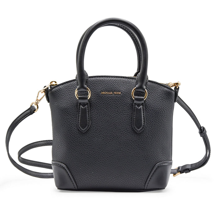 Borsa Michael Kors Donna MURPHY Nera Con Dettagli E Zip In Oro