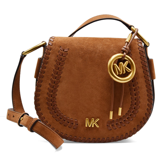 Borsa Donna Michael Kors JOSIE Cammello Vera Pelle Scamosciata