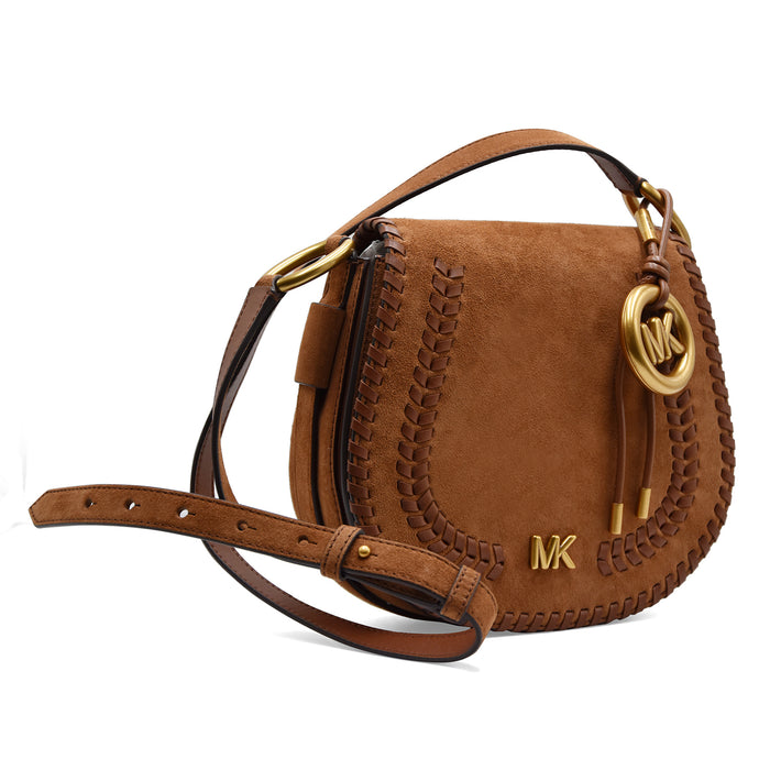 Borsa Donna Michael Kors JOSIE Cammello Vera Pelle Scamosciata