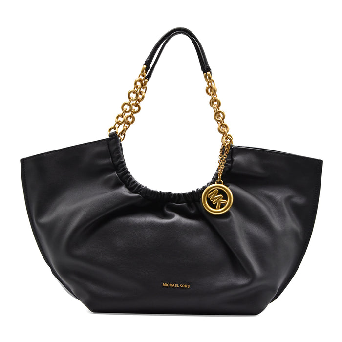 Borsa Michael Kors Indie Tote Nero Donna Con Dettagli Dorati